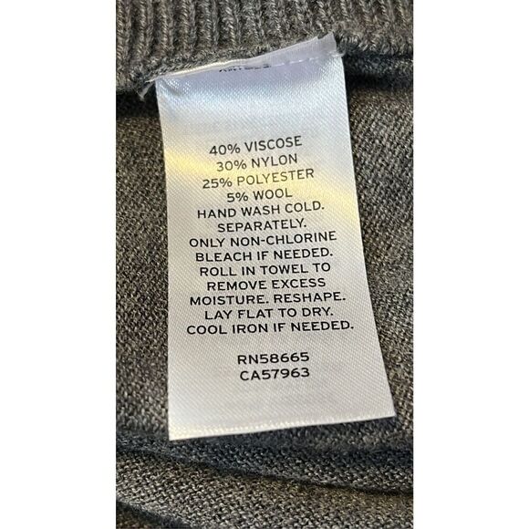Caslon Women’s S Turtleneck LS Sweater Gray - Picture 9 of 10